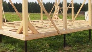 Сарай на винтовых сваях или хозблок на сваях Заинск цена от 2565 руб. / шт.